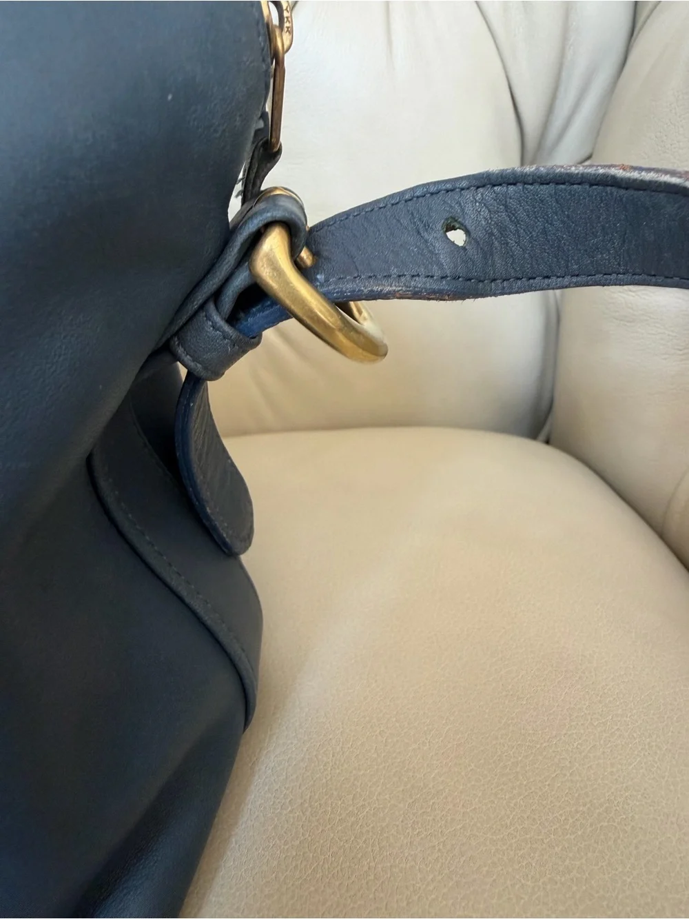 Vintage Coach Soho Mercer Bag 4131 Slate Blue Gray Rare Color